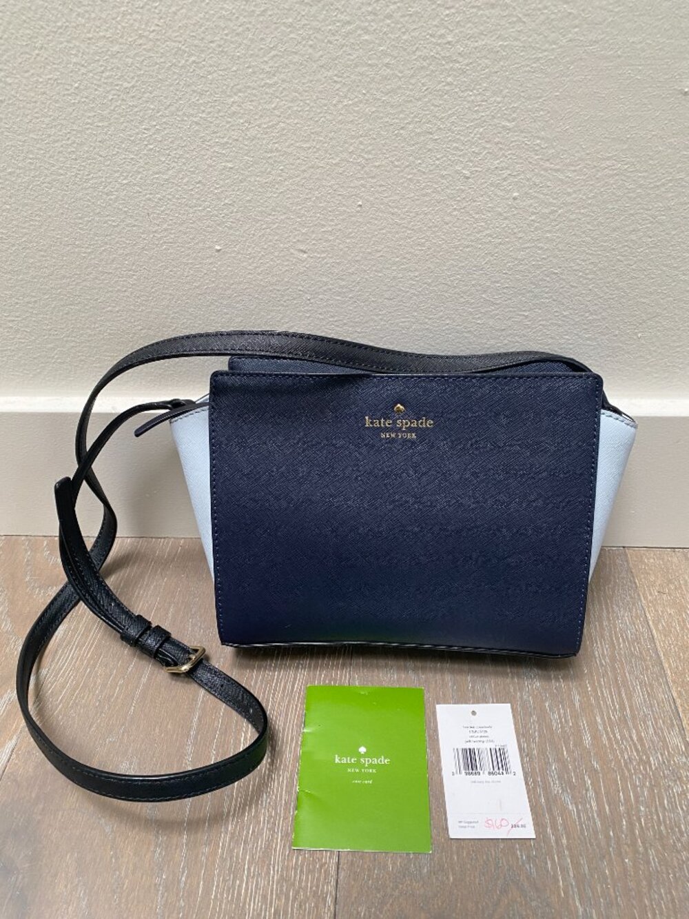 NEW w/tags Kate Spade Cedar Street Hayden Crossbody Shoulder Bag Peb warm p Blue